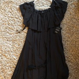 Off the shoulder dress from lulus in black